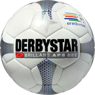 Derbystar Voetbal Brillant APS Eredivisie 2015-2016 Zilver wit