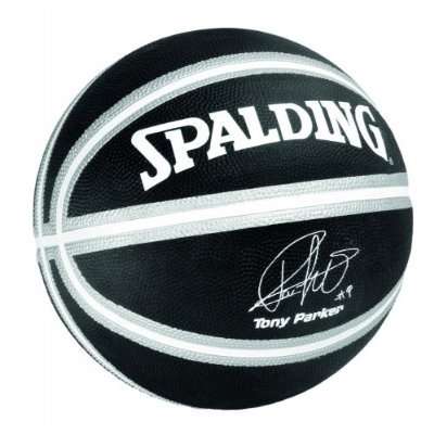 Spalding Basketbal Tony Parker NBA San Antonio Spurs zwart/silver