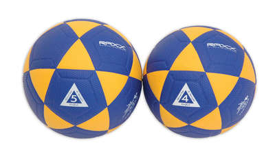 Raxx Korfbal College Line maat 5 geel blauw