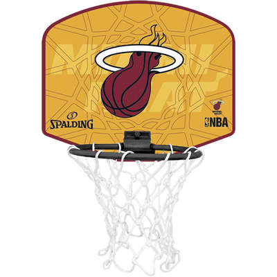 Spalding Basketbal Miniboard Miami Heat oranje/rood