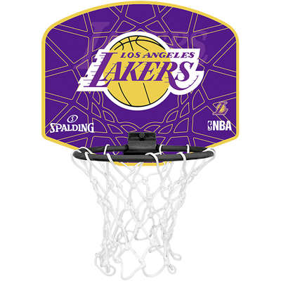 Spalding Basketbal Miniboard Los Angeles Lakers paars/geel