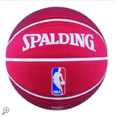 Spalding Basketbal NBA Logoman rood/wit