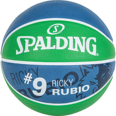 Spalding Basketbal NBA Ricky Rubio Groen/Navy