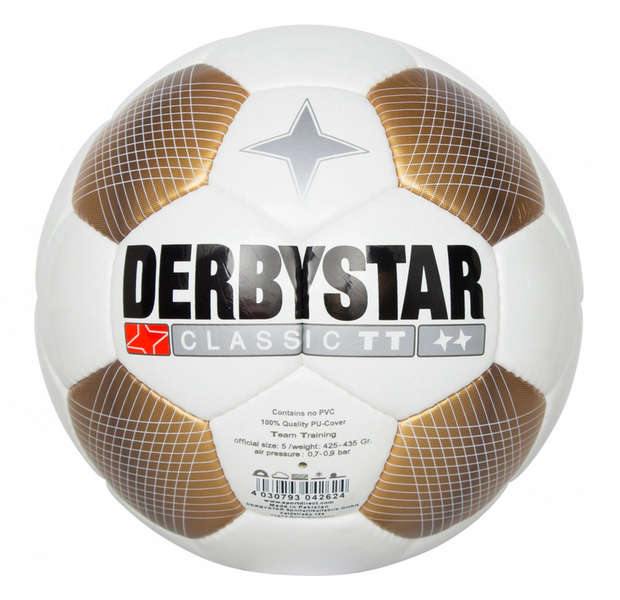 Derbystar Voetbal Classic TT goud € 19,95 BTW excl. 4,95 verzendkosten