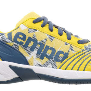 Kempa Schoenen Attack One Junior geel grijs wit