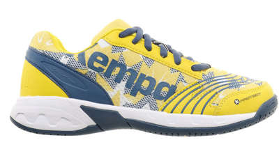Kempa Schoenen Attack One Junior geel grijs wit
