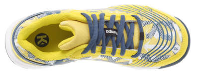 Kempa Schoenen Attack One Junior geel grijs wit