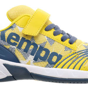 Kempa Schoenen Attack One Junior geel grijs wit