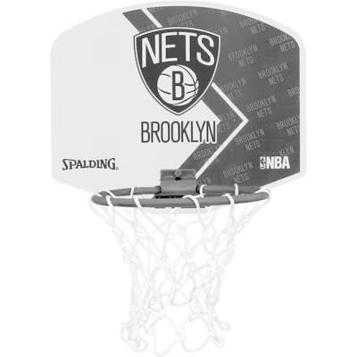 Spalding Basketbal Miniboard Brooklyn Nets zwart/wit