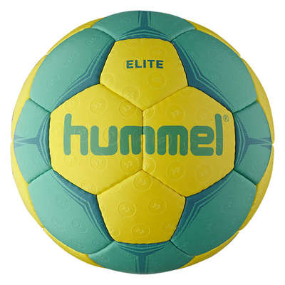 Hummel Ballen Elite handbal neongeel neon donker groen