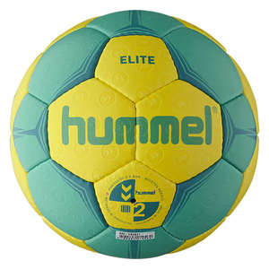 Hummel Ballen Elite handbal neongeel neon donker groen