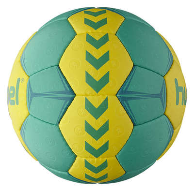 Hummel Ballen Elite handbal neongeel neon donker groen