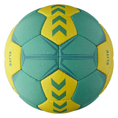 Hummel Ballen Elite handbal neongeel neon donker groen