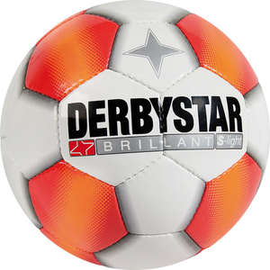 Derbystar Voetbal Brillant S-Light Wit rood oranje