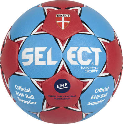 Select Handbal Match Soft blauw/rood maat 3