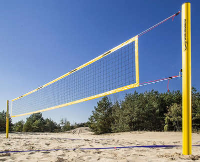 Gameballs Beachvolleybal Set Pro Plus stationair