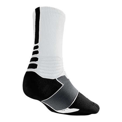 Nike Basketbal Sokken Hyperelite Wit/Zwart