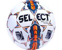Select Voetbal Brillant Super Wit/Blauw/Oranje