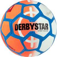 Derbystar Voetbal Street Soccer oranje wit blauw maat 5