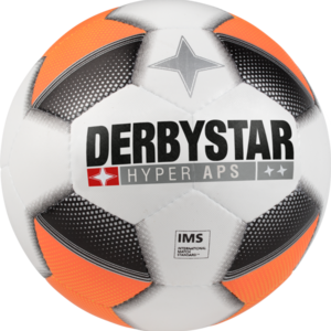 Derbystar Voetbal Hyper APS Wit oranje zwart