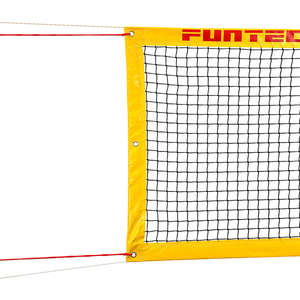 Funtec Beachtennisnet Pro Beach 8,5 m  4,5 cm Maas Vaste Opstelling