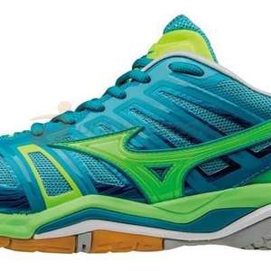 Mizuno Wave Stealth 4 Women turquoise groen geel