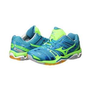 Mizuno Wave Stealth 4 Women turquoise groen geel