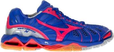 Mizuno Wave Tornado X Women Blauwpaars / roze