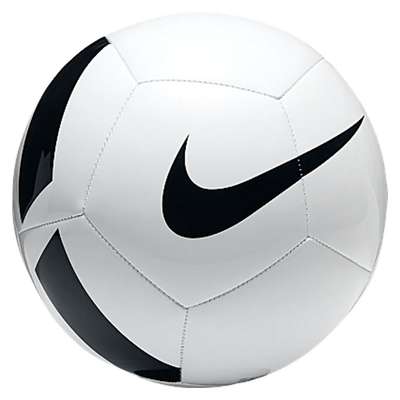 Nike Voetbal PITCH TEAM  wit zwart