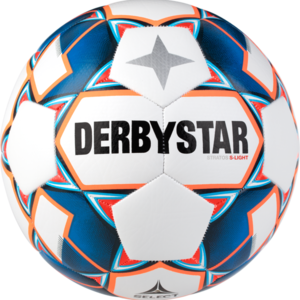 Derbystar Voetbal Stratos V20 S-Light 1038 wit blauw oranje 