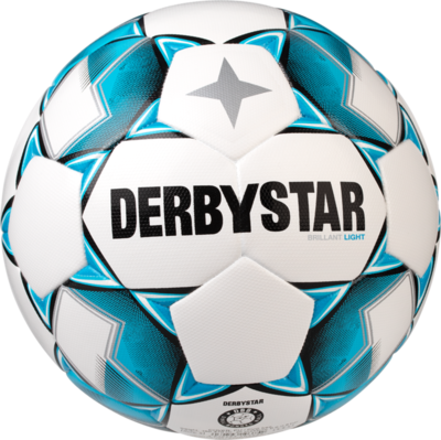 Derbystar Voetbal Brillant Light DB wit blauw zwart 1026