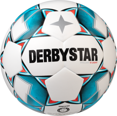 Derbystar Voetbal Brillant S-Light DB V20 wit blauw zwart 1027 