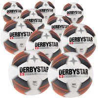 Derbystar Voetbal Hyper Pro TT 1019 10 stuks met gratis ballenzak en pomp