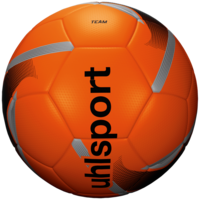 Uhlsport voetbal TEAM fluo-oranje wit zilver 
