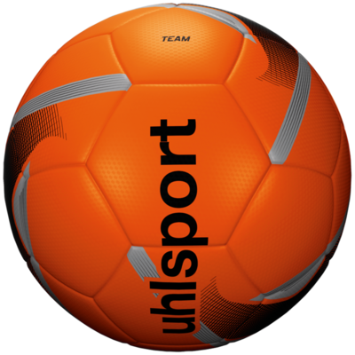 Uhlsport voetbal TEAM fluo-oranje wit zilver 