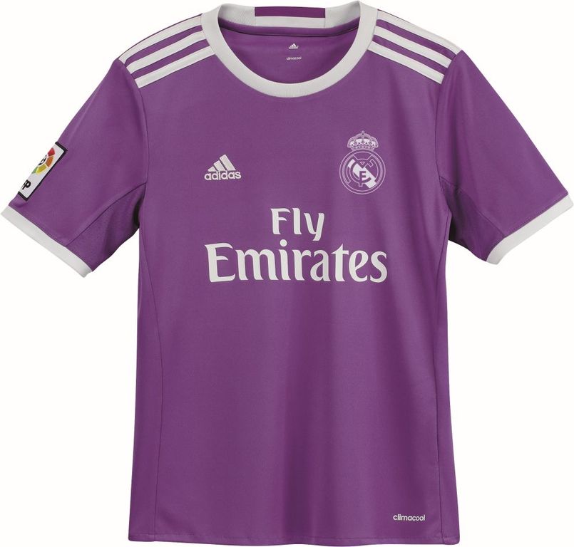 Adidas Real Madrid Away Jersey Kids Purple