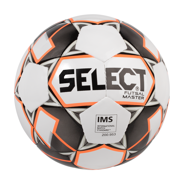 Select Voetbal Futsal Master Shiny Wit Oranje Zwart 1043446061