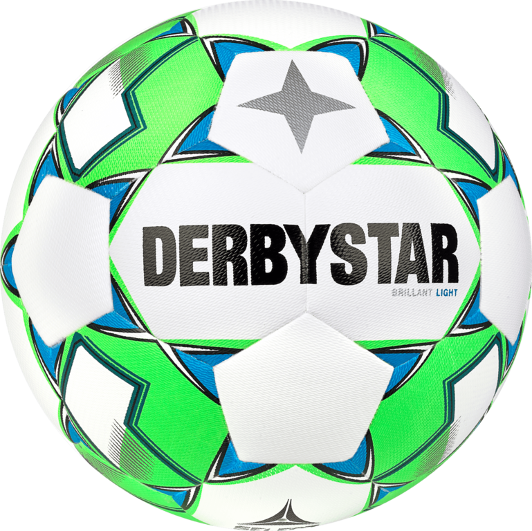 Derbystar Voetbal Brillant Light DB wit groen grijs 1033