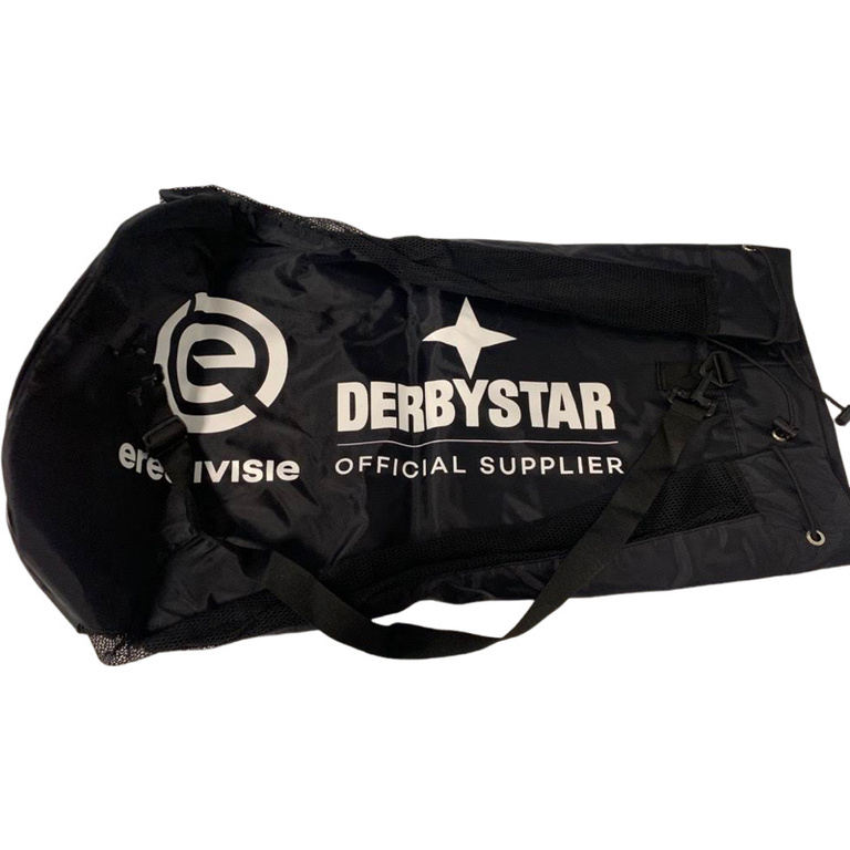 Derbystar ballenzak 12 ballen Eredivisie Zwart wit