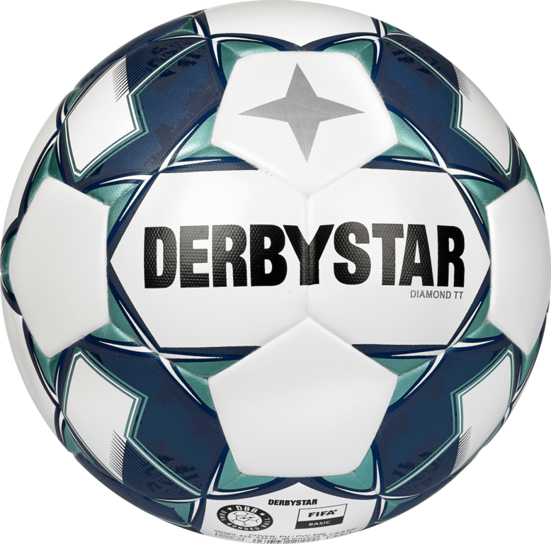 Derbystar Voetbal Diamond V22 1163 Wit blauw