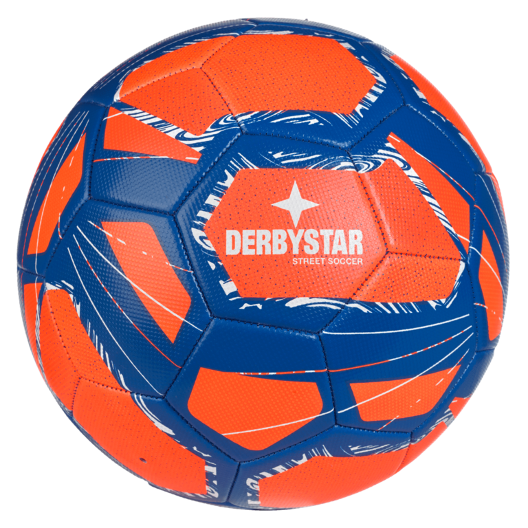 Derbystar Voetbal Streetsoccer V24 Oranje blauw wit 1560