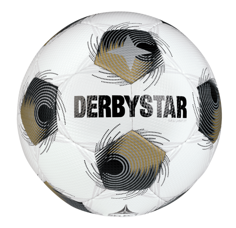 Derbystar Voetbal Brillant TT Wit Goud Zilver V25 1453