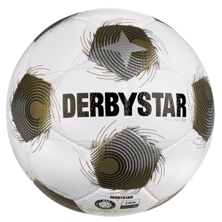 Derbystar Voetbal Brillant APS Wit goud zilver V25 1002