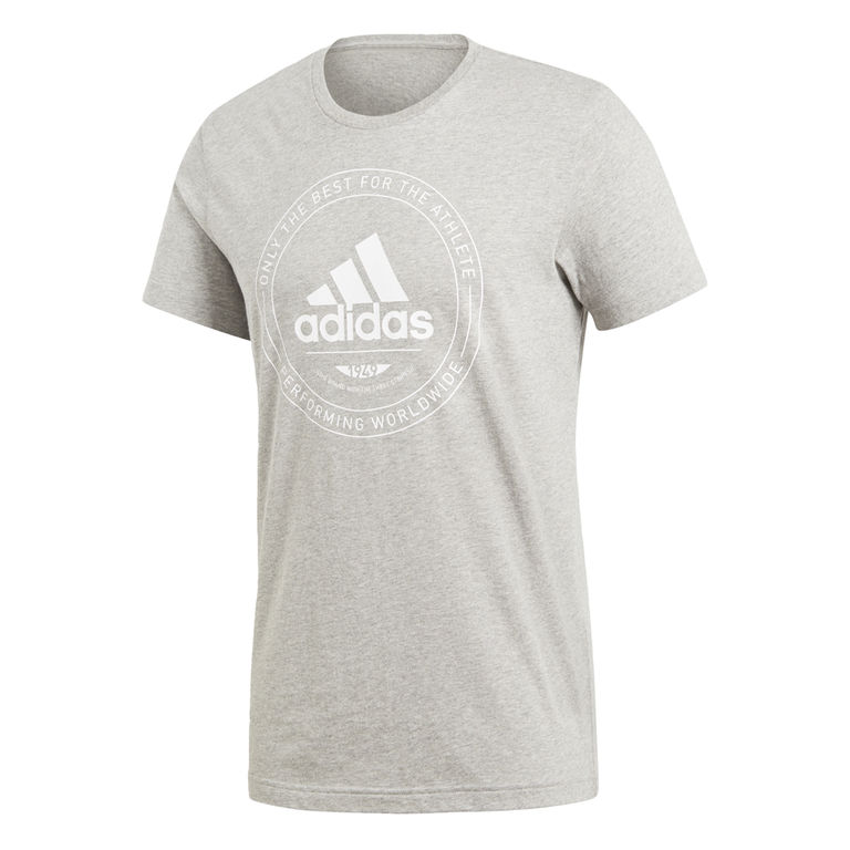 Adidas T-Shirt Adi Emblem Grijs