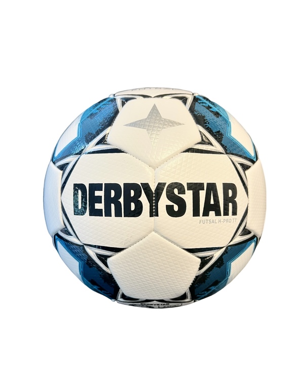 Derbystar Voetbal Futsal Hyper Pro TT V25 Wit blauw zwart 1593