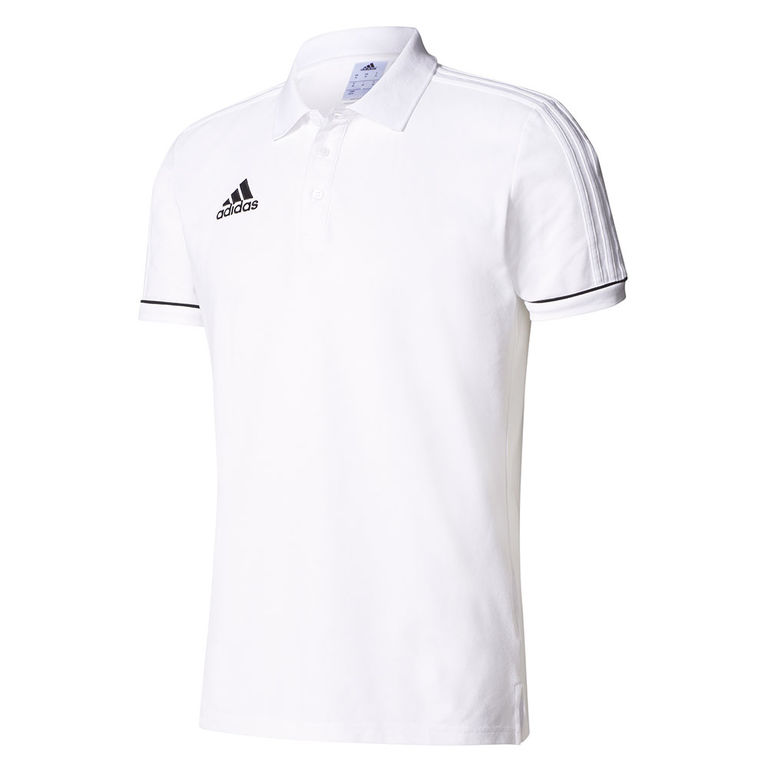 Adidas Tiro17 Cotton Polo White