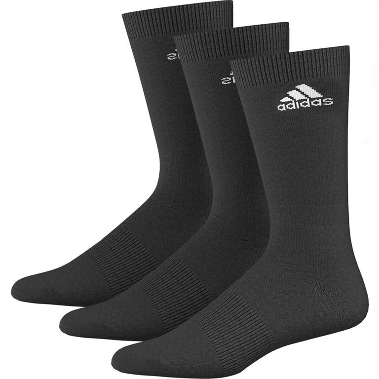 Sportsokken Crew 3-Pack Zwart