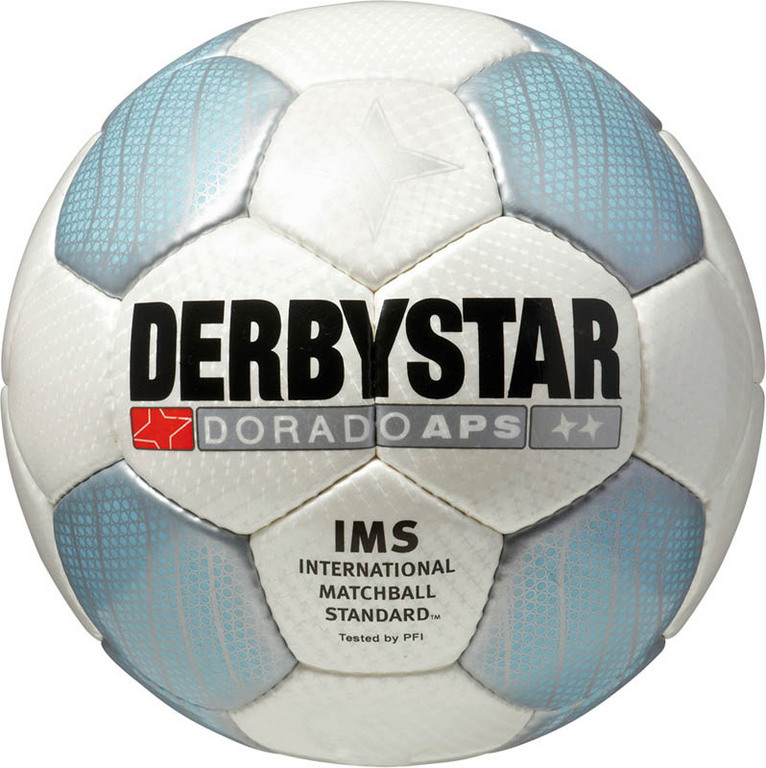 Derbystar Voetbal Dorado APS wit/lichtblauw