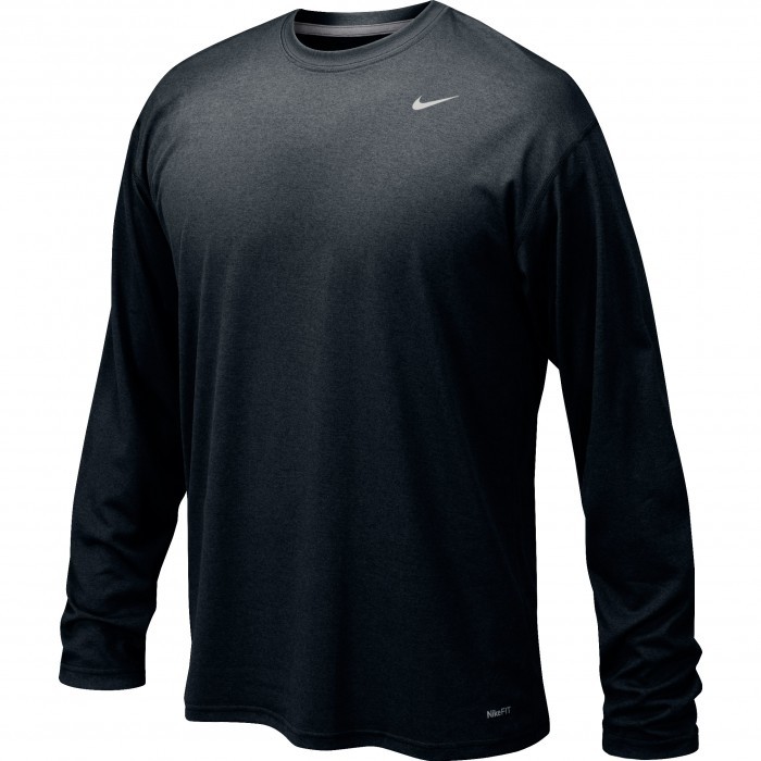 Nike Youth Legend Boy's Long-Sleeve T-Shirt Black