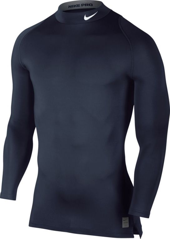 Nike Cool Compression LS Mock Top Navy